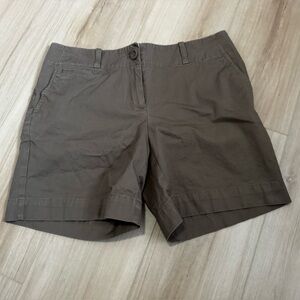 NWOT Talbots Brown Women's Shorts Sz 6 p